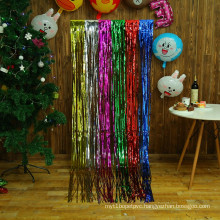 Curtain Foil Tinsel Garland Metallic Tinsel Foil Fringe Curtain Backdrops For Party